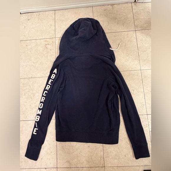 💙Abercrombie & Fitch Navy Cotton Hoodie Jacket💙 - Picture 11 of 11